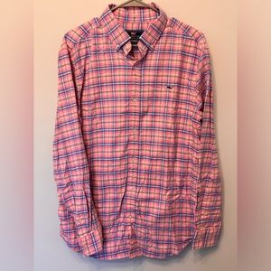 Vineyard Vines Men’s Flannel Whale Shirt